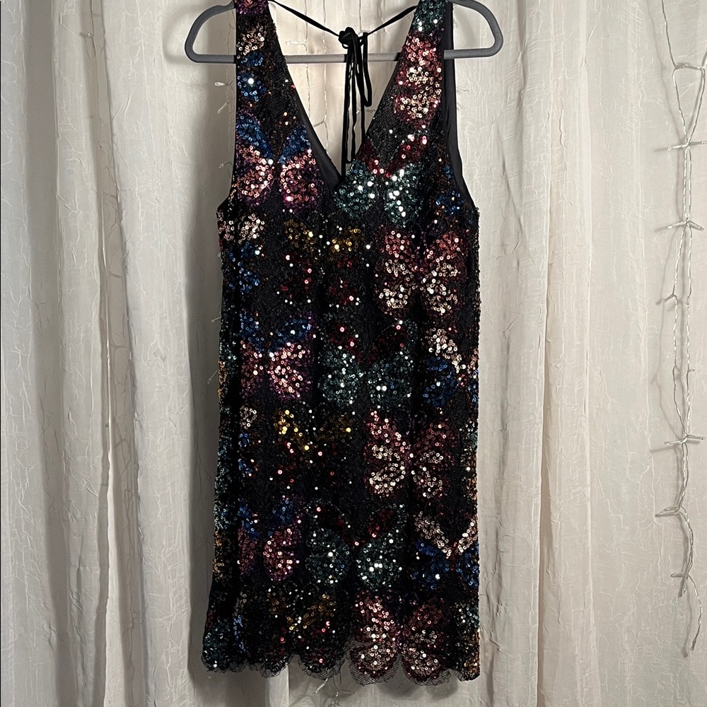 Free People Multicolor Sequin Midi Dress - Picture 3 of 4